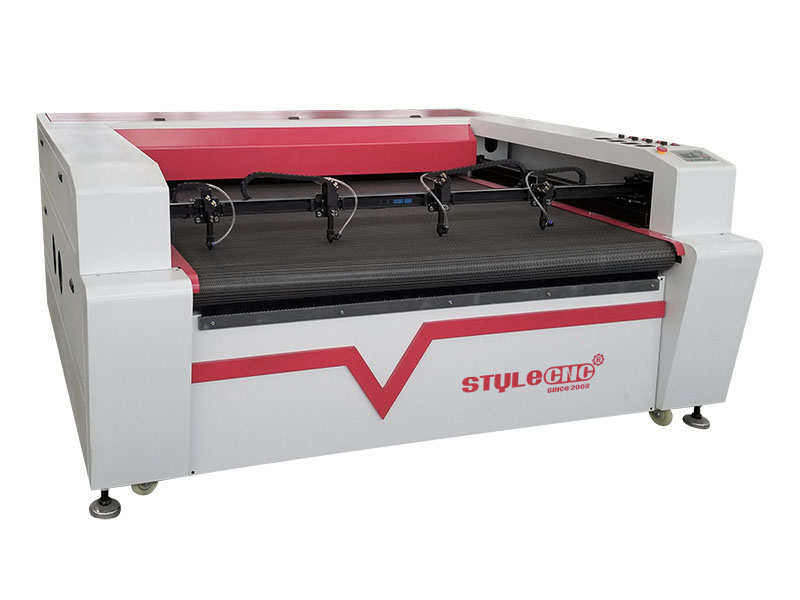 平板激光切割機(jī),適用于貼花套件,配有 4 個頭