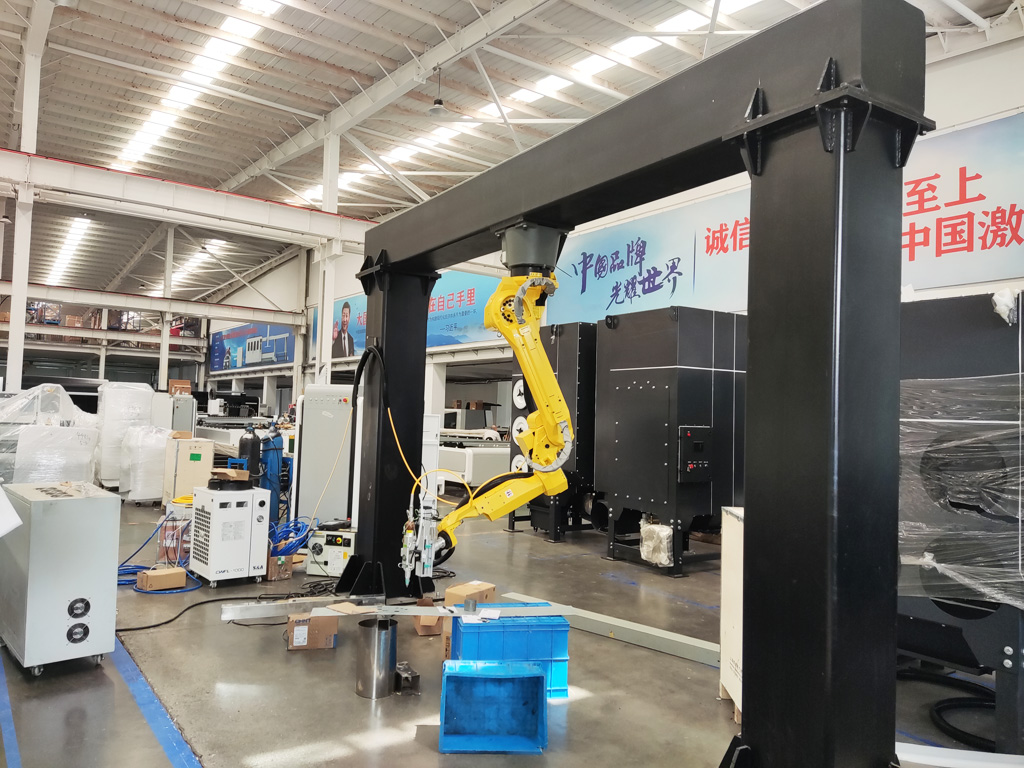 工業 3D 金屬機器人光纖激光切割機
