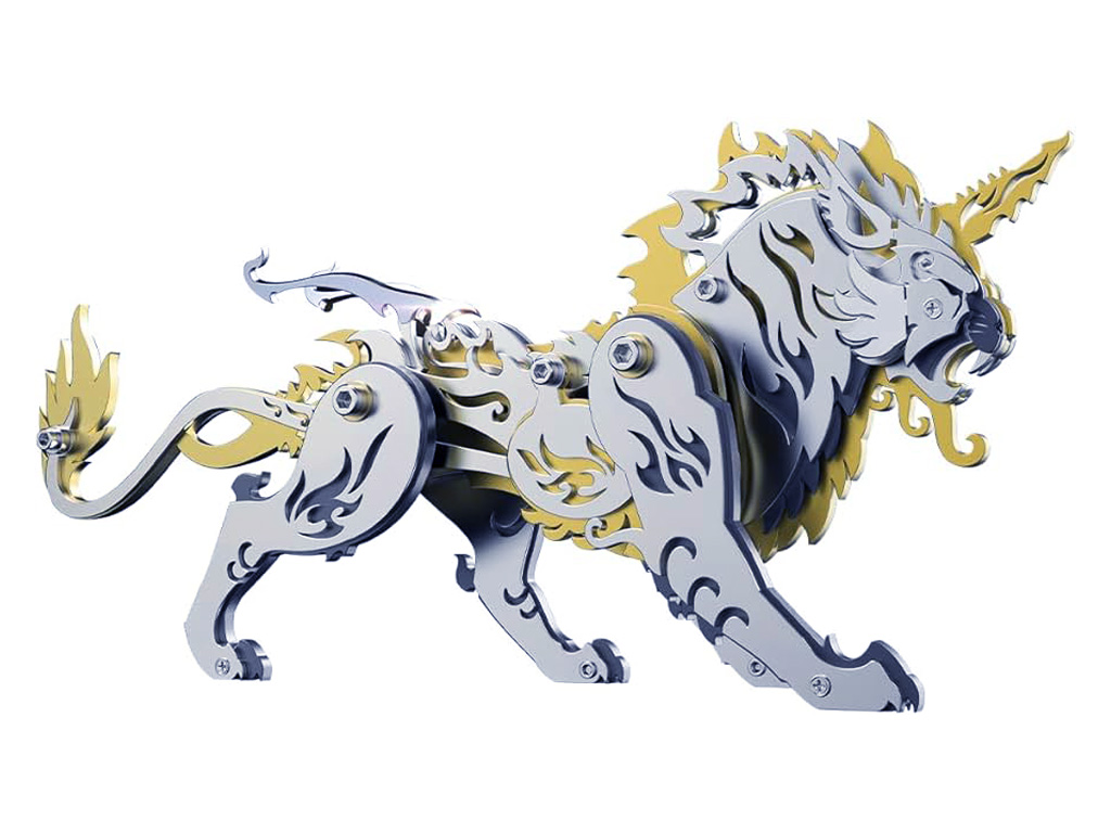 3000W 光纖激光切割 3D 金屬拼圖