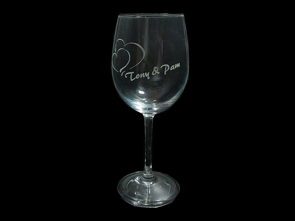 激光雕刻紅酒杯