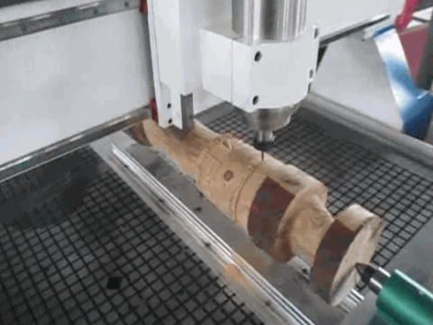 4x8帶第四軸旋轉雕刻的 ft 木工數控雕刻機