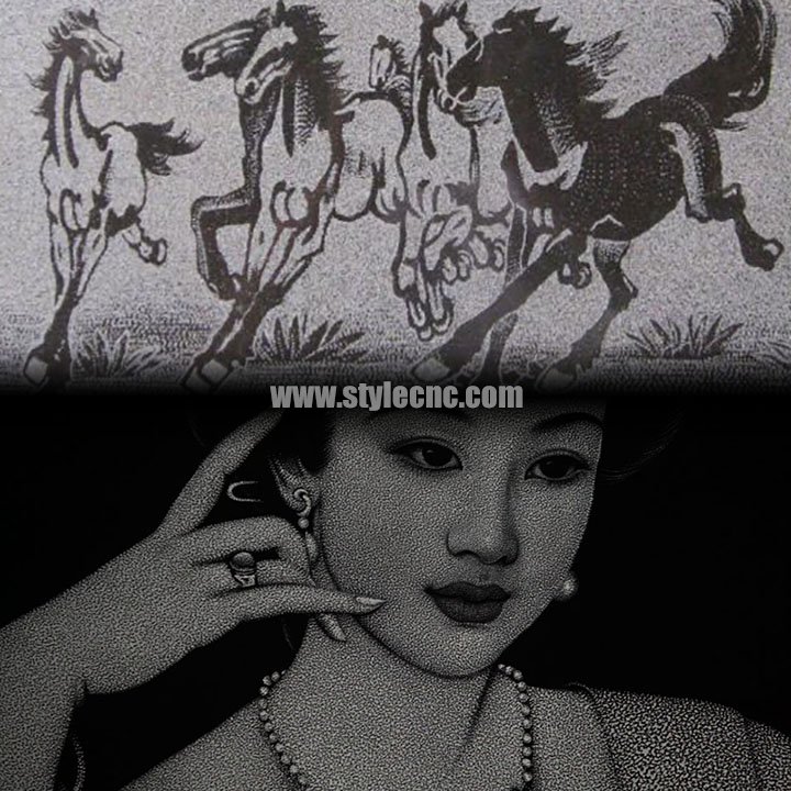 石材激光雕刻機樣品