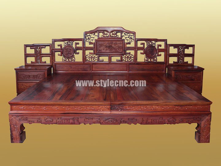 數控木雕機制作的木椅項目 數控木雕機制作的木椅項目