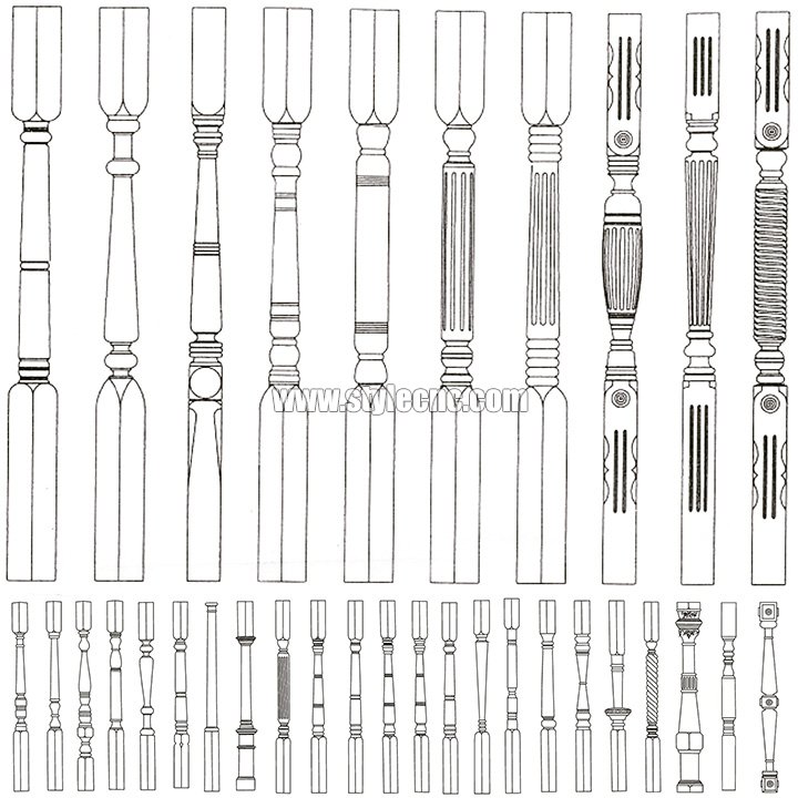 用于木柱和木腿項目的木工車床