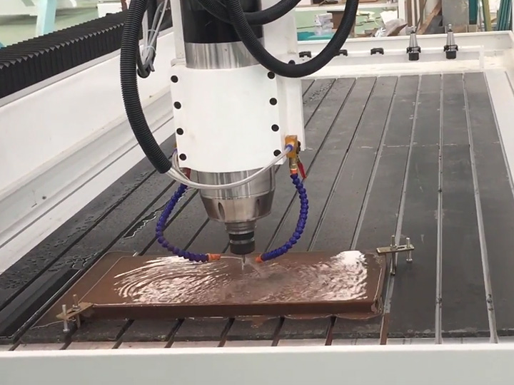 用于石材雕刻的線性自動換刀數控雕刻機
