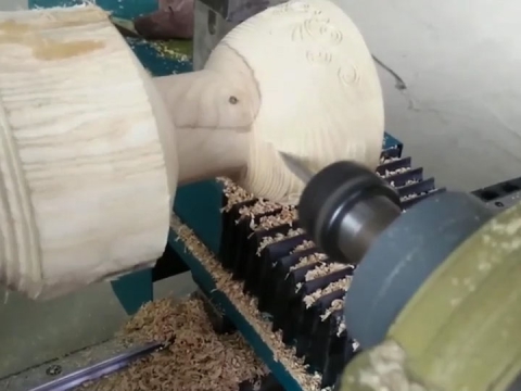 數控木碗車削雕刻車床