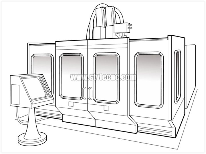 全封閉式數控加工中心
