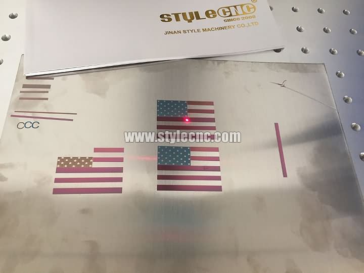 彩色激光雕刻機(jī)樣品