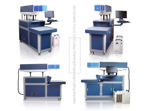 3D 動態焦點 CO2 射頻激光打標切割機