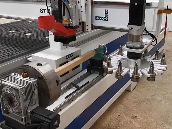 數(shù)控木材加工中心第 4 旋轉(zhuǎn)軸 數(shù)控木材加工中心第 4 旋轉(zhuǎn)軸