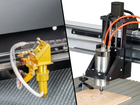 數(shù)控雕刻機(jī)與激光雕刻機(jī) 數(shù)控雕刻機(jī)與激光雕刻機(jī)