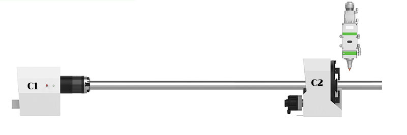 雙卡盤激光切管機 雙卡盤激光切管機