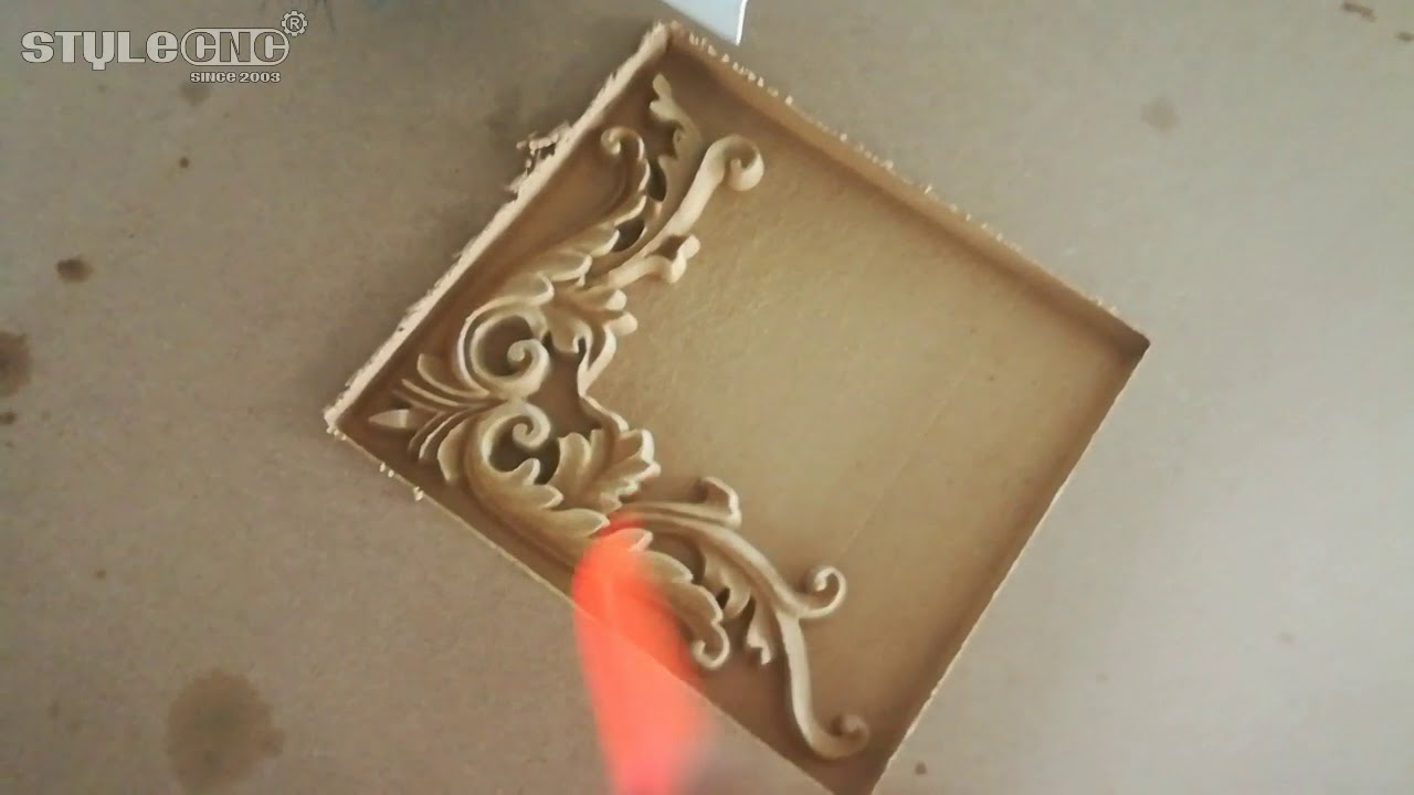 4x8數控木工雕刻機 3D 使用真空吸盤進行浮雕