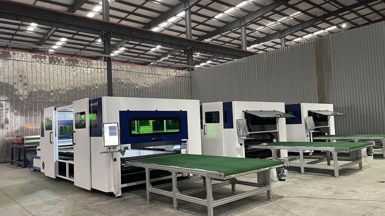 自動激光下料系統(tǒng)：卷料送料激光切割機