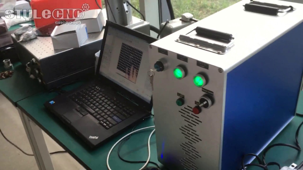 美國 MOPA 激光彩色激光打標機