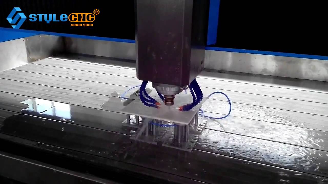 用于臺面切割、邊緣拋光的石材自動換刀數控雕刻機