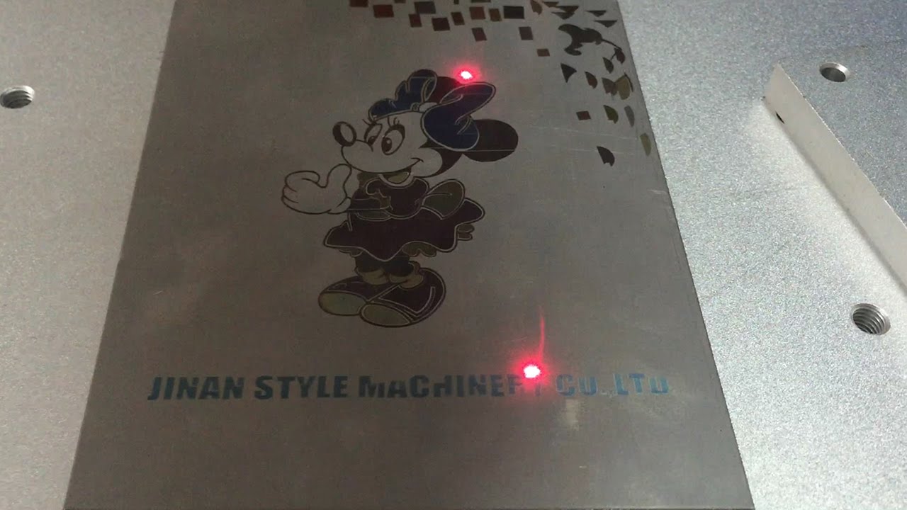 不銹鋼名片上的激光標記顏色